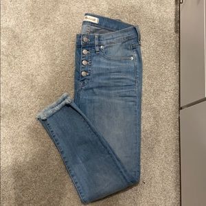 Madewell 9” High Rise Skinny Jean - Light wash